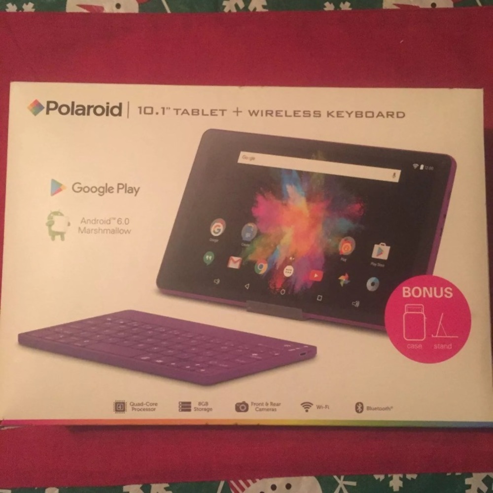 Polaroid 10.1" tablet Purple NWT